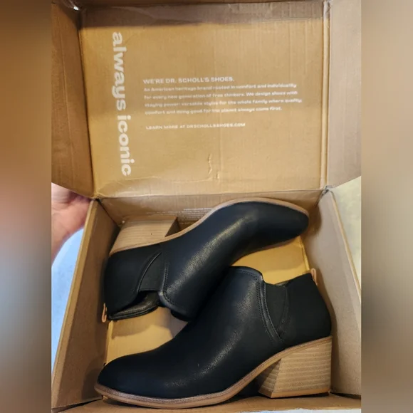Scholl's Shoes Dr Scholls Black Laurel Ankle Bootie Poshmark